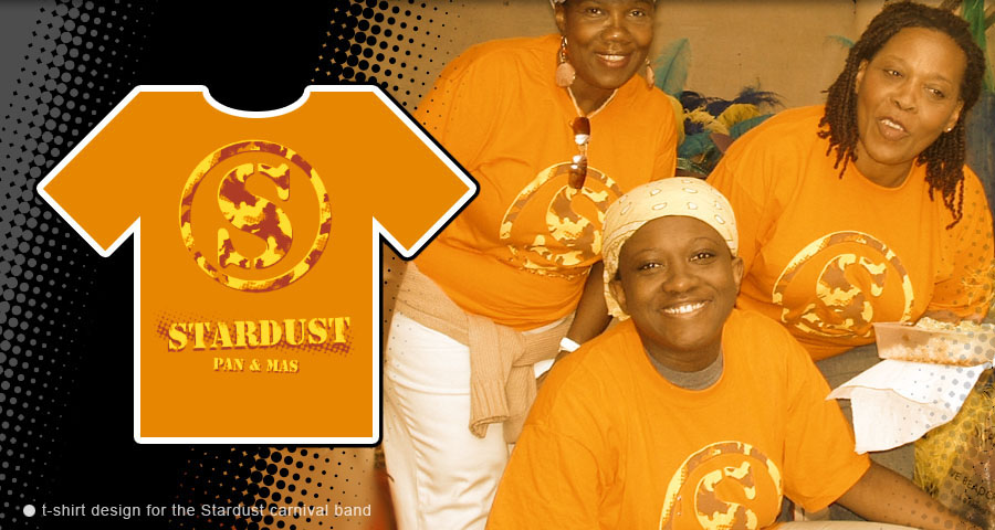 Stardust t-shirt design (2004)