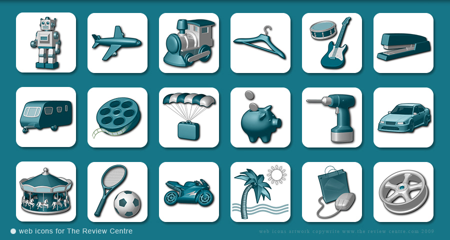2D internet website icons (2009)