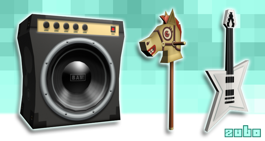Low poly props models and textures (2008)